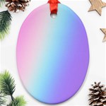 Pastel Rainbow, Color Ornament (Oval)