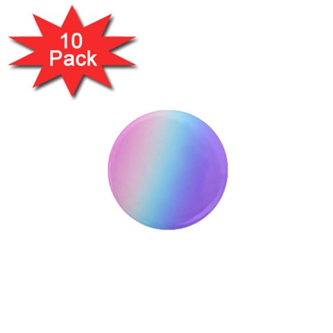 Pastel Rainbow, Color 1  Mini Magnet (10 pack)  from ArtsNow.com Front