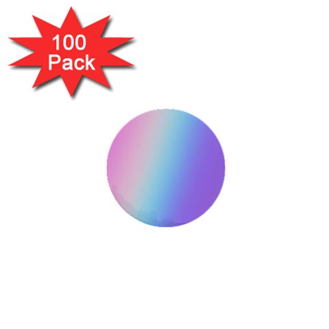 Pastel Rainbow, Color 1  Mini Buttons (100 pack)  from ArtsNow.com Front