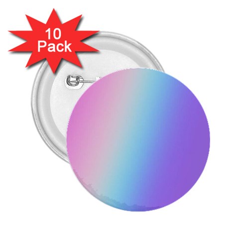 Pastel Rainbow, Color 2.25  Buttons (10 pack)  from ArtsNow.com Front