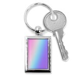 Pastel Rainbow, Color Key Chain (Rectangle)