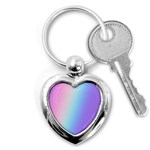 Pastel Rainbow, Color Key Chain (Heart)