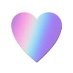 Pastel Rainbow, Color Heart Magnet