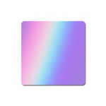 Pastel Rainbow, Color Square Magnet