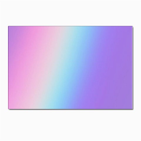 Pastel Rainbow, Color Postcard 4 x 6  (Pkg of 10) from ArtsNow.com Front