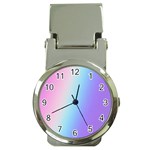 Pastel Rainbow, Color Money Clip Watches