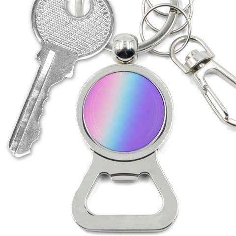 Pastel Rainbow, Color Bottle Opener Key Chain from ArtsNow.com Front