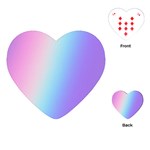 Pastel Rainbow, Color Playing Cards Single Design (Heart)