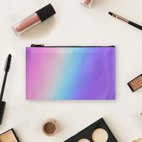 Pastel Rainbow, Color Cosmetic Bag (Small) from ArtsNow.com Front