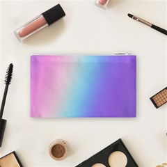 Pastel Rainbow, Color Cosmetic Bag (Small) from ArtsNow.com Back