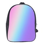 Pastel Rainbow, Color School Bag (Large)