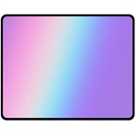 Pastel Rainbow, Color Fleece Blanket (Medium)