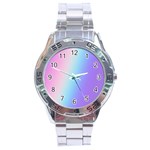 Pastel Rainbow, Color Stainless Steel Analogue Watch