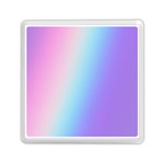 Pastel Rainbow, Color Memory Card Reader (Square)