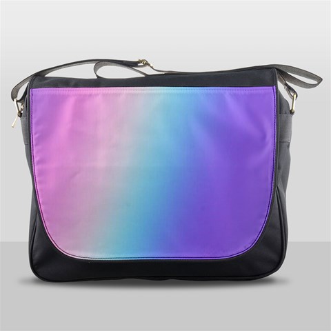 Pastel Rainbow, Color Messenger Bag from ArtsNow.com Front