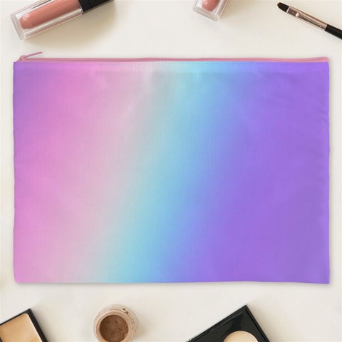 Pastel Rainbow, Color Cosmetic Bag (XXXL) from ArtsNow.com Front