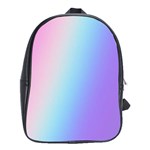 Pastel Rainbow, Color School Bag (XL)