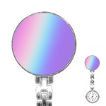 Pastel Rainbow, Color Stainless Steel Nurses Watch