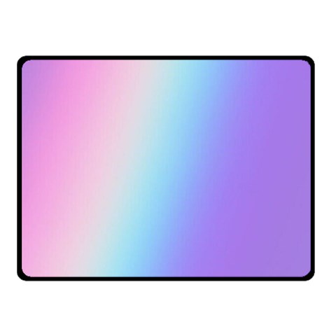 Pastel Rainbow, Color Two Sides Fleece Blanket (Small) from ArtsNow.com 45 x34  Blanket Front