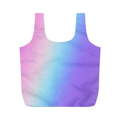 Pastel Rainbow, Color Full Print Recycle Bag (M) from ArtsNow.com Front