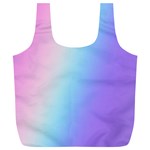 Pastel Rainbow, Color Full Print Recycle Bag (XL)