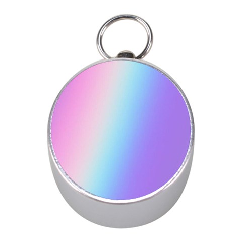 Pastel Rainbow, Color Mini Silver Compasses from ArtsNow.com Front