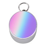 Pastel Rainbow, Color Mini Silver Compasses