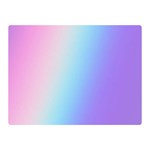 Pastel Rainbow, Color Two Sides Premium Plush Fleece Blanket (Mini)