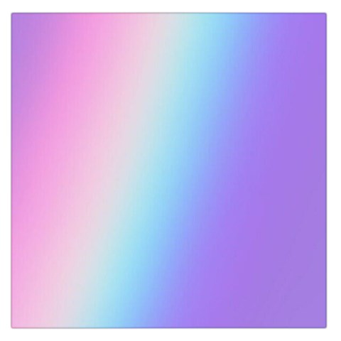 Pastel Rainbow, Color Square Satin Scarf (36  x 36 ) from ArtsNow.com Front