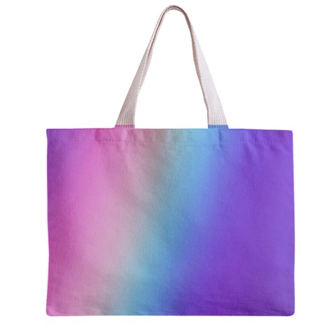 Pastel Rainbow, Color Zipper Mini Tote Bag from ArtsNow.com Front