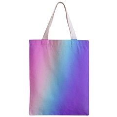 Pastel Rainbow, Color Zipper Classic Tote Bag from ArtsNow.com Front