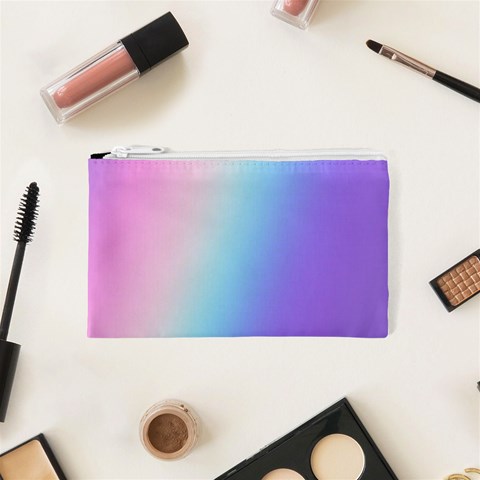 Pastel Rainbow, Color Cosmetic Bag (XS) from ArtsNow.com Front