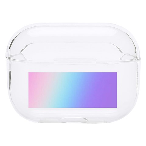 Pastel Rainbow, Color Hard PC AirPods Pro Case from ArtsNow.com Front