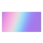 Pastel Rainbow, Color Satin Shawl 45  x 80 