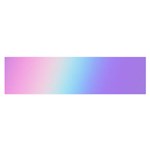 Pastel Rainbow, Color Oblong Satin Scarf (16  x 60 )