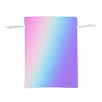 Pastel Rainbow, Color Lightweight Drawstring Pouch (M)