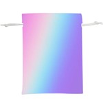 Pastel Rainbow, Color Lightweight Drawstring Pouch (XL)