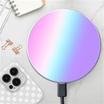 Pastel Rainbow, Color Wireless Fast Charger(White)