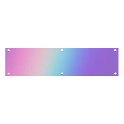 Pastel Rainbow, Color Banner and Sign 4  x 1  from ArtsNow.com Front