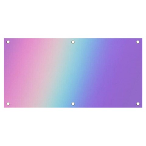 Pastel Rainbow, Color Banner and Sign 4  x 2  from ArtsNow.com Front