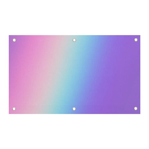 Pastel Rainbow, Color Banner and Sign 5  x 3  from ArtsNow.com Front