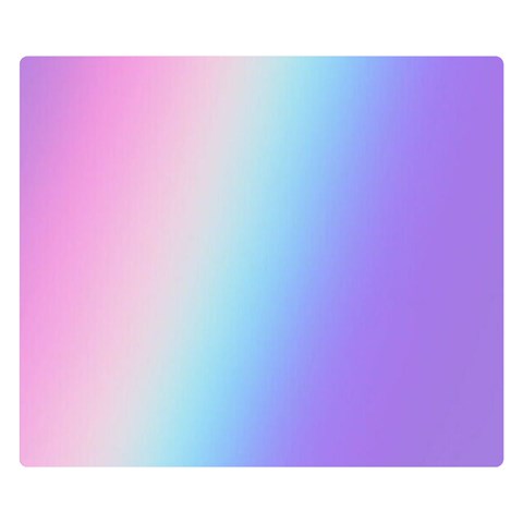 Pastel Rainbow, Color Premium Plush Fleece Blanket (Small) from ArtsNow.com 50 x40  Blanket Front