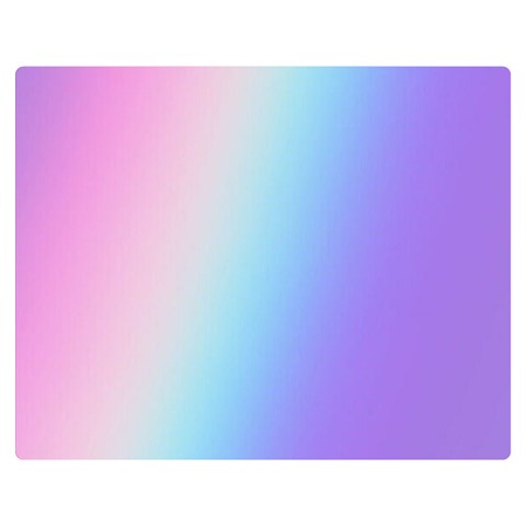 Pastel Rainbow, Color Premium Plush Fleece Blanket (Medium) from ArtsNow.com 60 x50  Blanket Front