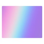 Pastel Rainbow, Color Premium Plush Fleece Blanket (Large)