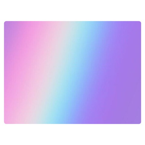 Pastel Rainbow, Color Premium Plush Fleece Blanket (Extra Small) from ArtsNow.com 40 x30  Blanket Front