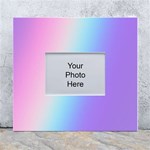 Pastel Rainbow, Color White Wall Photo Frame 5  x 7 