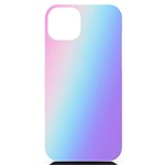 Pastel Rainbow, Color iPhone 14 Plus Black UV Print Case