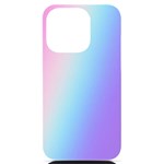 Pastel Rainbow, Color iPhone 14 Pro Black UV Print Case