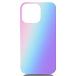 Pastel Rainbow, Color iPhone 14 Pro Max Black UV Print Case