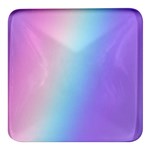 Pastel Rainbow, Color Square Glass Fridge Magnet (4 pack)